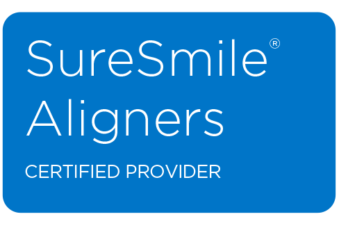 SureSmile Aligners Certified Provider logo badge
